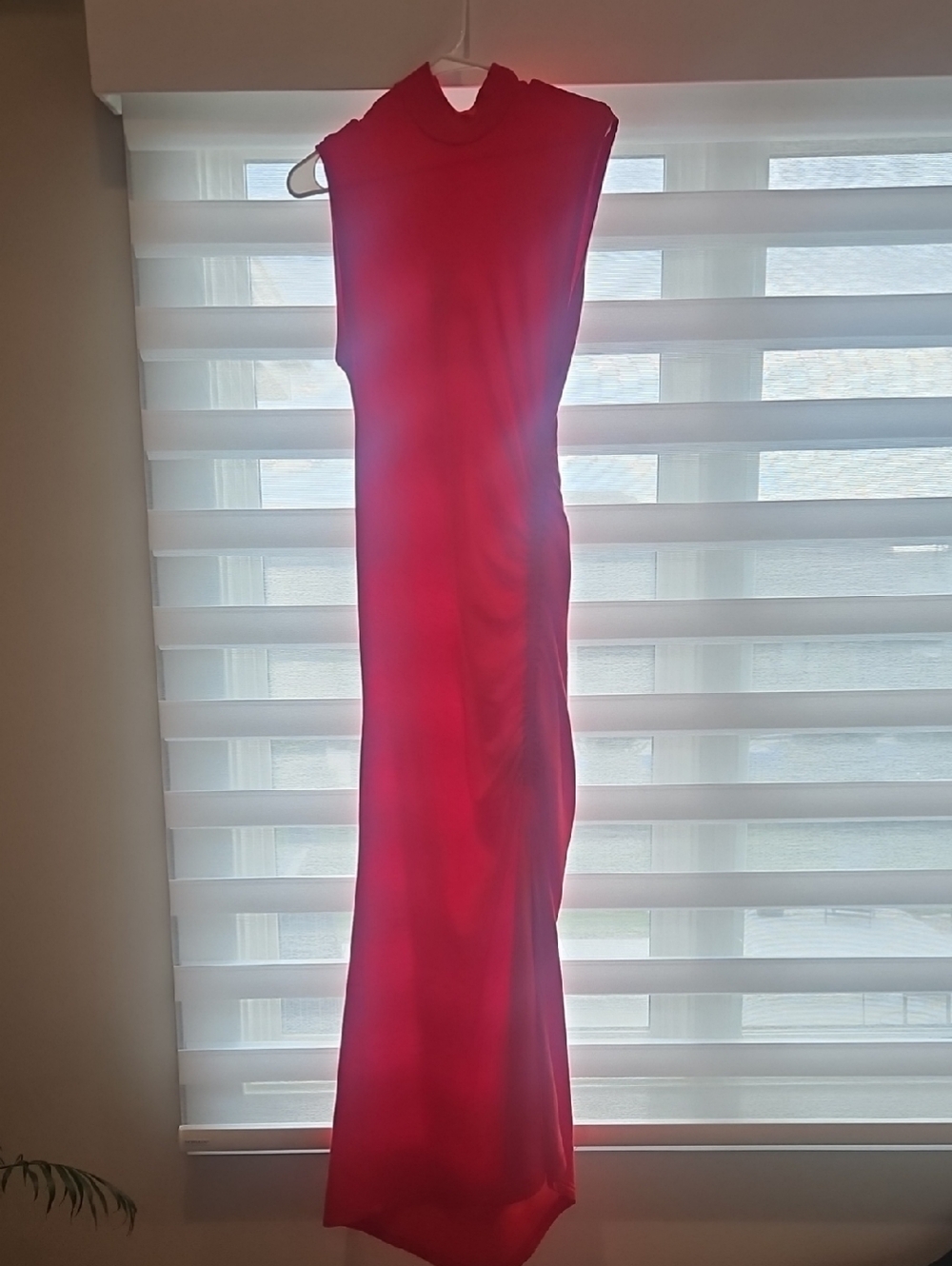 NWT Anthropologie Sleeveless Red Maxi Sweatshirt Dress